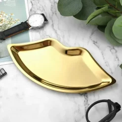 Tom Küche & Esszimmer-Schmucktablett aus Edelstahl – Schreibtisch-Organizerplatte