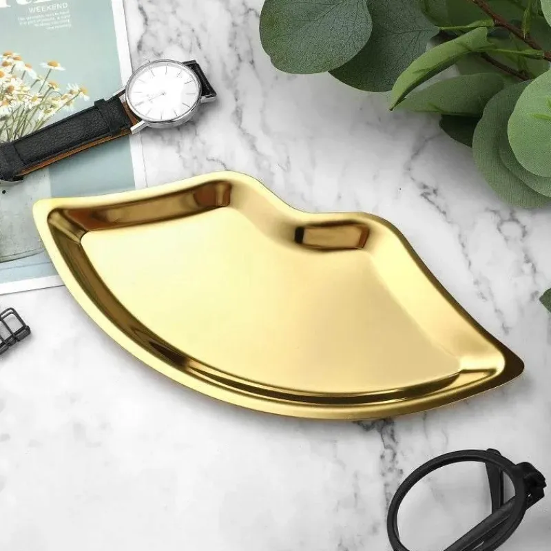 Tom Küche & Esszimmer-Schmucktablett aus Edelstahl – Schreibtisch-Organizerplatte