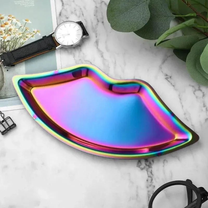 Tom Küche & Esszimmer-Schmucktablett aus Edelstahl – Schreibtisch-Organizerplatte