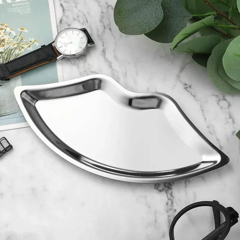 Tom Küche & Esszimmer-Schmucktablett aus Edelstahl – Schreibtisch-Organizerplatte