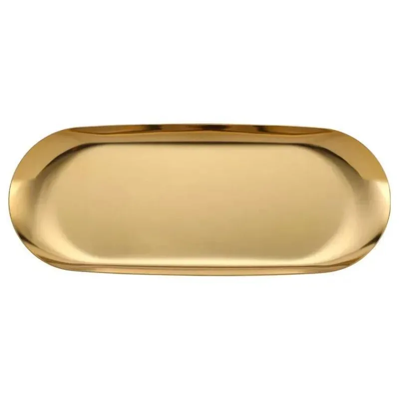 Tom Küche & Esszimmer-Schmucktablett aus Edelstahl – Schreibtisch-Organizerplatte