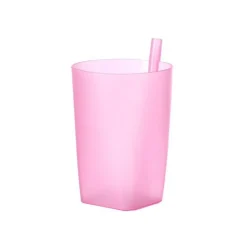 Little Nest Küche & Esszimmer-Schnabeltasse für Kinder mit integriertem Strohhalm – Easy Drink Mug