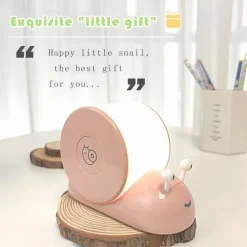 Bright Accents Beleuchtung-Schnecken-Nachtlicht – Niedliche LED-Dekoration fürs Kinderzimmer