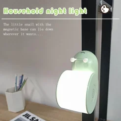 Bright Accents Beleuchtung-Schnecken-Nachtlicht – Niedliche LED-Dekoration fürs Kinderzimmer