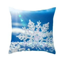 The Cushion Corner Bettzeug-Schneemann Kissenbezug - Winter Weihnachtsdekoration