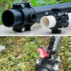 Roam Ready Heimwerkzeuge|Outdoor & Garten-Schnellanschluss-Schlauchschelle – Rohrclip-Anschluss für einfaches Verlegen