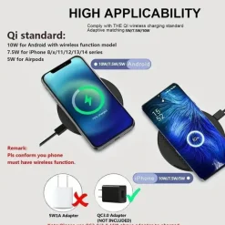 Decor Gadgets Für Zuhause-Schneller kabelloser Ladeständer - Tischladegerät für Mobiltelefone