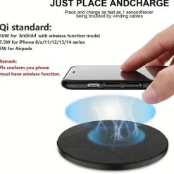 Decor Gadgets Für Zuhause-Schneller kabelloser Ladeständer - Tischladegerät für Mobiltelefone