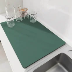 The Decor Haven Küche & Esszimmer-Schnelltrocknende, rutschfeste Küchenmatte – super saugfähig, groß