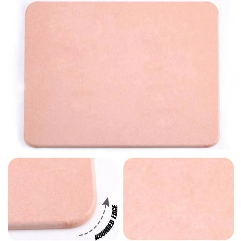 The Blissful Bath Badezimmer-Schnelltrocknende, rutschfeste Badematte – schnelltrocknender Badezimmerteppich