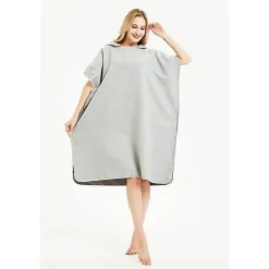 The Relaxation Nook Fitness-Gadgets|Gesundheits- Und Entspannungstools-Schnelltrocknender Wickelmantel aus Mikrofaser – leicht und vielseitig