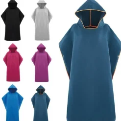 The Relaxation Nook Fitness-Gadgets|Gesundheits- Und Entspannungstools-Schnelltrocknender Wickelmantel aus Mikrofaser – leicht und vielseitig