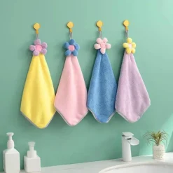 Tom Küche & Esszimmer-Schnelltrocknendes Handtuch aus Korallenfleece – weich, saugfähig und ideal für den täglichen Gebrauch