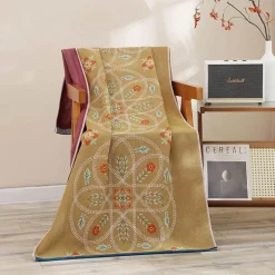 Wrap u0026 Relax Bettzeug-Schnelltrocknendes, mehrlagiges Gaze-Badetuch – saugfähig, 80 x 160 cm, für Zuhause, Strand, Spa