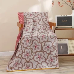 Wrap u0026 Relax Bettzeug-Schnelltrocknendes, mehrlagiges Gaze-Badetuch – saugfähig, 80 x 160 cm, für Zuhause, Strand, Spa