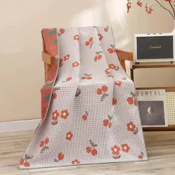 Wrap u0026 Relax Bettzeug-Schnelltrocknendes, mehrlagiges Gaze-Badetuch – saugfähig, 80 x 160 cm, für Zuhause, Strand, Spa