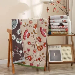 Wrap u0026 Relax Bettzeug-Schnelltrocknendes, mehrlagiges Gaze-Badetuch – saugfähig, 80 x 160 cm, für Zuhause, Strand, Spa