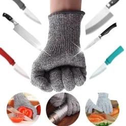 Tom Küche & Esszimmer-Schnittfeste Sicherheitshandschuhe aus Edelstahl – Arbeitshandschuhe für Küche und Metzgerei