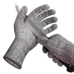 Tom Küche & Esszimmer-Schnittfeste Sicherheitshandschuhe aus Edelstahl – Arbeitshandschuhe für Küche und Metzgerei