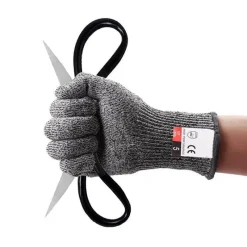 Tom Küche & Esszimmer-Schnittfeste Sicherheitshandschuhe aus Edelstahl – Arbeitshandschuhe für Küche und Metzgerei