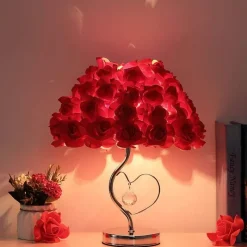 Bright Accents Beleuchtung-Schreibtischlampe aus Rosenkristall – elegante Akzentbeleuchtung für die Inneneinrichtung