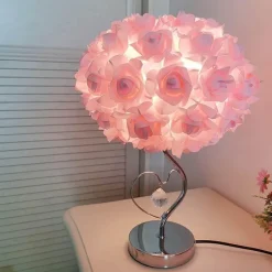 Bright Accents Beleuchtung-Schreibtischlampe aus Rosenkristall – elegante Akzentbeleuchtung für die Inneneinrichtung