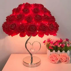 Bright Accents Beleuchtung-Schreibtischlampe aus Rosenkristall – elegante Akzentbeleuchtung für die Inneneinrichtung