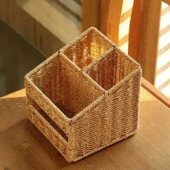 Feast u0026 Flair Küche & Esszimmer-Schreibtisch-Organizer – Aufbewahrungsbehälter für Taschentücher und Stiftehalter