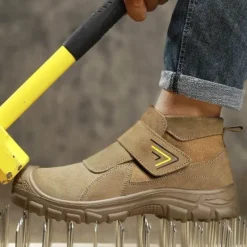 Herren Decor Herrenschuhe-Schützende, strapazierfähige und verschleißfeste Arbeitsstiefel