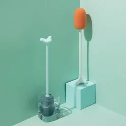 Deco Küche & Esszimmer-Schwammbürste mit langem Griff – Vertikales Reinigungswerkzeug für schwer erreichbare Bereiche