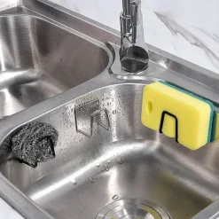 Tom Küche & Esszimmer-Schwammhalter aus Edelstahl – Abtropfgestell für Küche und Badezimmer