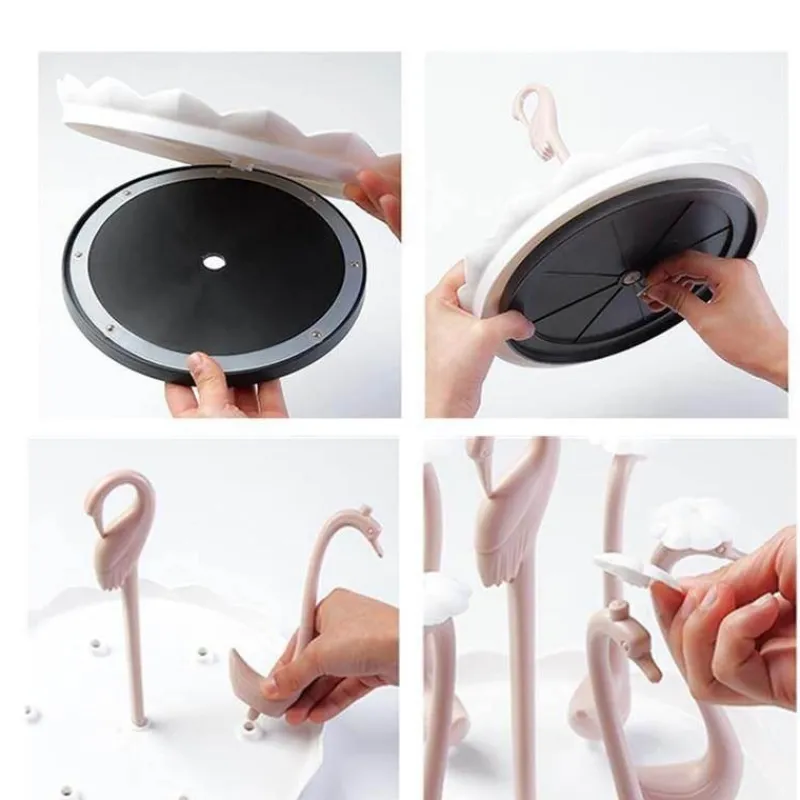 Brew Bliss Küche & Esszimmer-Schwanenglasbecher mit automatischem Abtropfsieb – Elegantes Trinkgeschirr