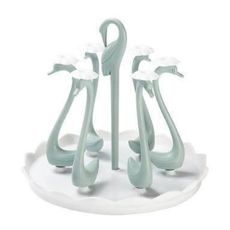 Brew Bliss Küche & Esszimmer-Schwanenglasbecher mit automatischem Abtropfsieb – Elegantes Trinkgeschirr