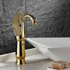 The Culinary Kit Küche & Esszimmer-Schwanenhahn – Modernes, mythisches Design für stilvolle Badezimmer