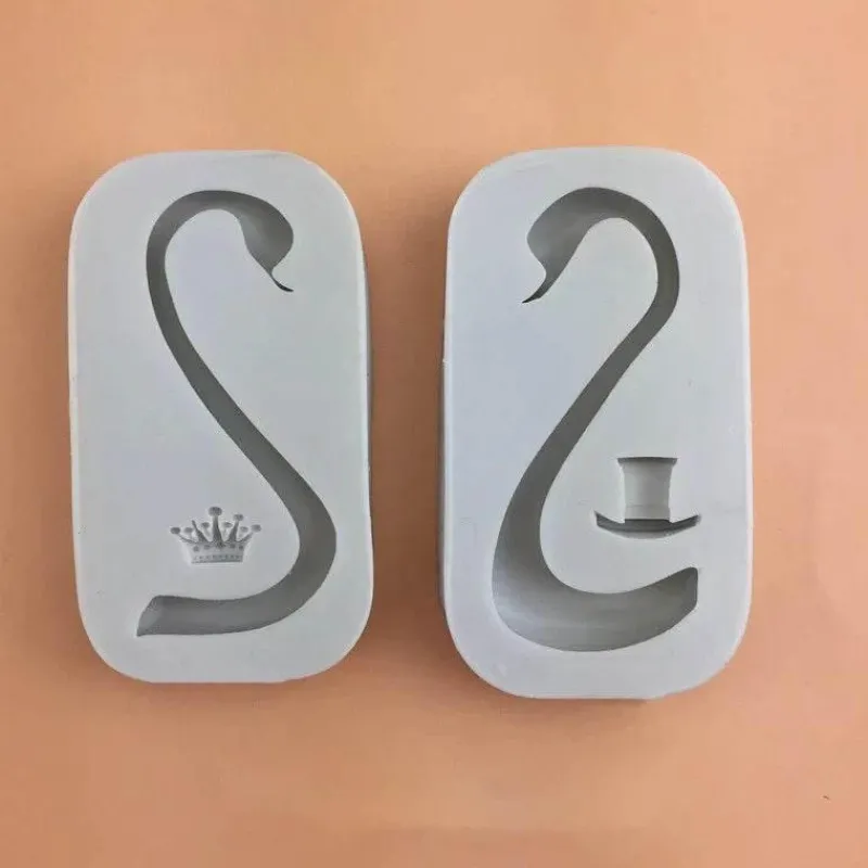 Tom Küche & Esszimmer-Schwanenhals-Silikonform mit 3D-Flügeln – Backdekorationswerkzeug