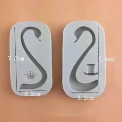 Tom Küche & Esszimmer-Schwanenhals-Silikonform mit 3D-Flügeln – Backdekorationswerkzeug