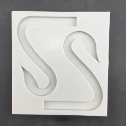 Tom Küche & Esszimmer-Schwanenhals-Silikonform mit 3D-Flügeln – Backdekorationswerkzeug