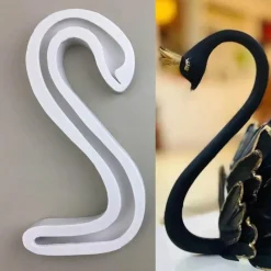 Tom Küche & Esszimmer-Schwanenhals-Silikonform mit 3D-Flügeln – Backdekorationswerkzeug