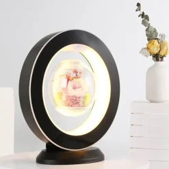 The Gilded Nest Beleuchtung-Schwebende magnetische Blumenvasenlampe – einzigartiges dekoratives LED-Licht