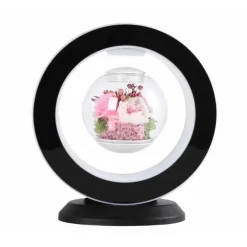 The Gilded Nest Beleuchtung-Schwebende magnetische Blumenvasenlampe – einzigartiges dekoratives LED-Licht