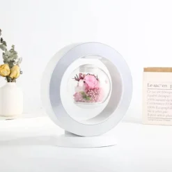 The Gilded Nest Beleuchtung-Schwebende magnetische Blumenvasenlampe – einzigartiges dekoratives LED-Licht