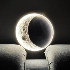 Willow u0026 Whim Beleuchtung-Schwebende Mondlampe – DIY Nachtlicht-Dekor