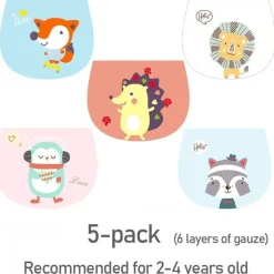 Kinder The Decor Haven Kinderwagen & Zubehör-Schweißabsorbierendes Rückentuch für Babys – Badetuch für Kleinkinder