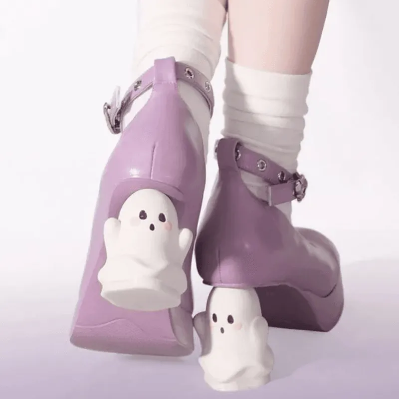 Damen Wilderness Haven Damenschuhe-Süße Geister High Heels - Gruselige Ausgehschuhe