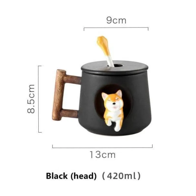 The Cozy Mug Küche & Esszimmer-Süße Kaffeetasse mit Hundemotiv – entzückende Keramiktasse mit Haustiermotiv