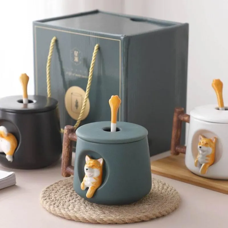 The Cozy Mug Küche & Esszimmer-Süße Kaffeetasse mit Hundemotiv – entzückende Keramiktasse mit Haustiermotiv