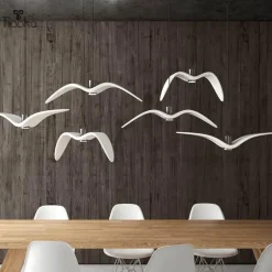 Comfort u0026 Style Beleuchtung-Seagull Pendant Lamp - Modern Bird-Inspired Lighting