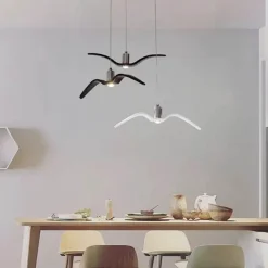 Comfort u0026 Style Beleuchtung-Seagull Pendant Lamp - Modern Bird-Inspired Lighting