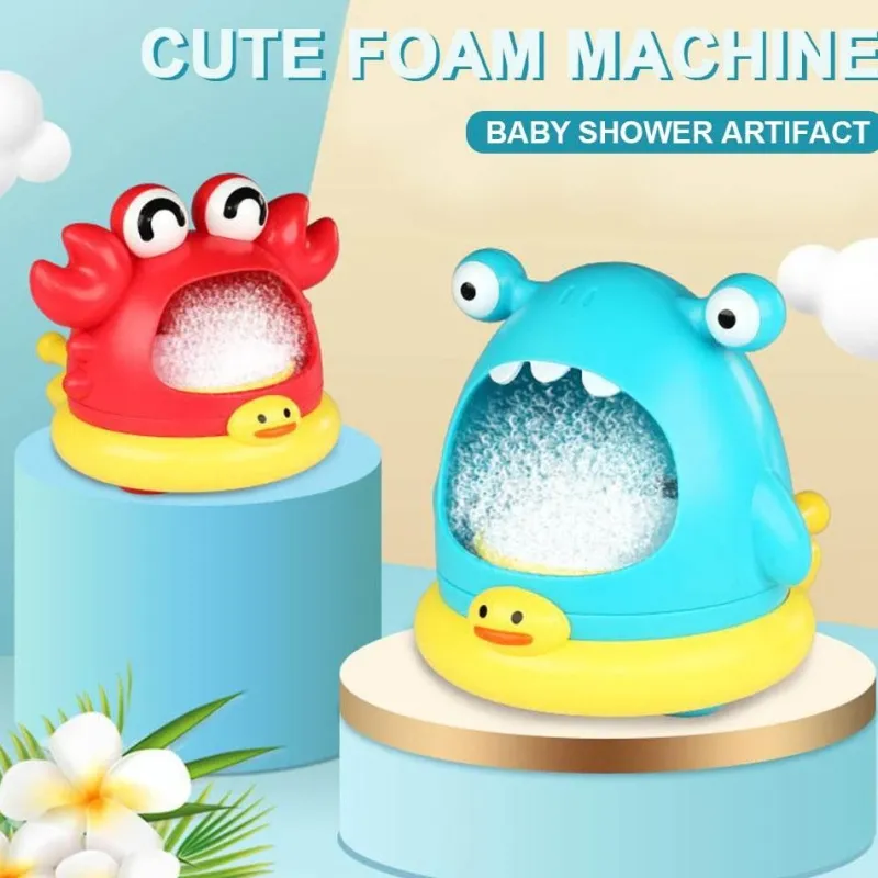 The Decor Haven Babyspielzeug-Seifenmaschine für Kinder – Schaummonster-Badespaß