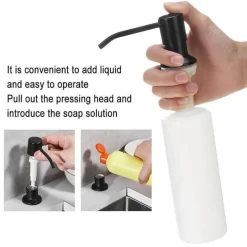 The Culinary Kit Küche & Esszimmer-Seifenspender zur Spülbeckenmontage – Küchenseifenspender für einfachen Zugriff